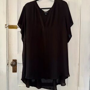 Torrid Black Relaxed Short Sleeve Tunic